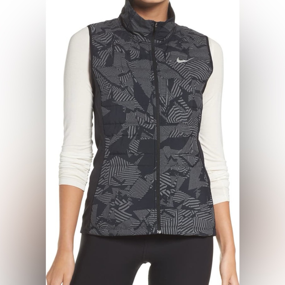 Nike Women's Essential Flash Running Vest 874297-010 Size XS